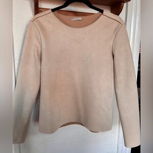Zara Faux Suede Long Sleeve Medium
